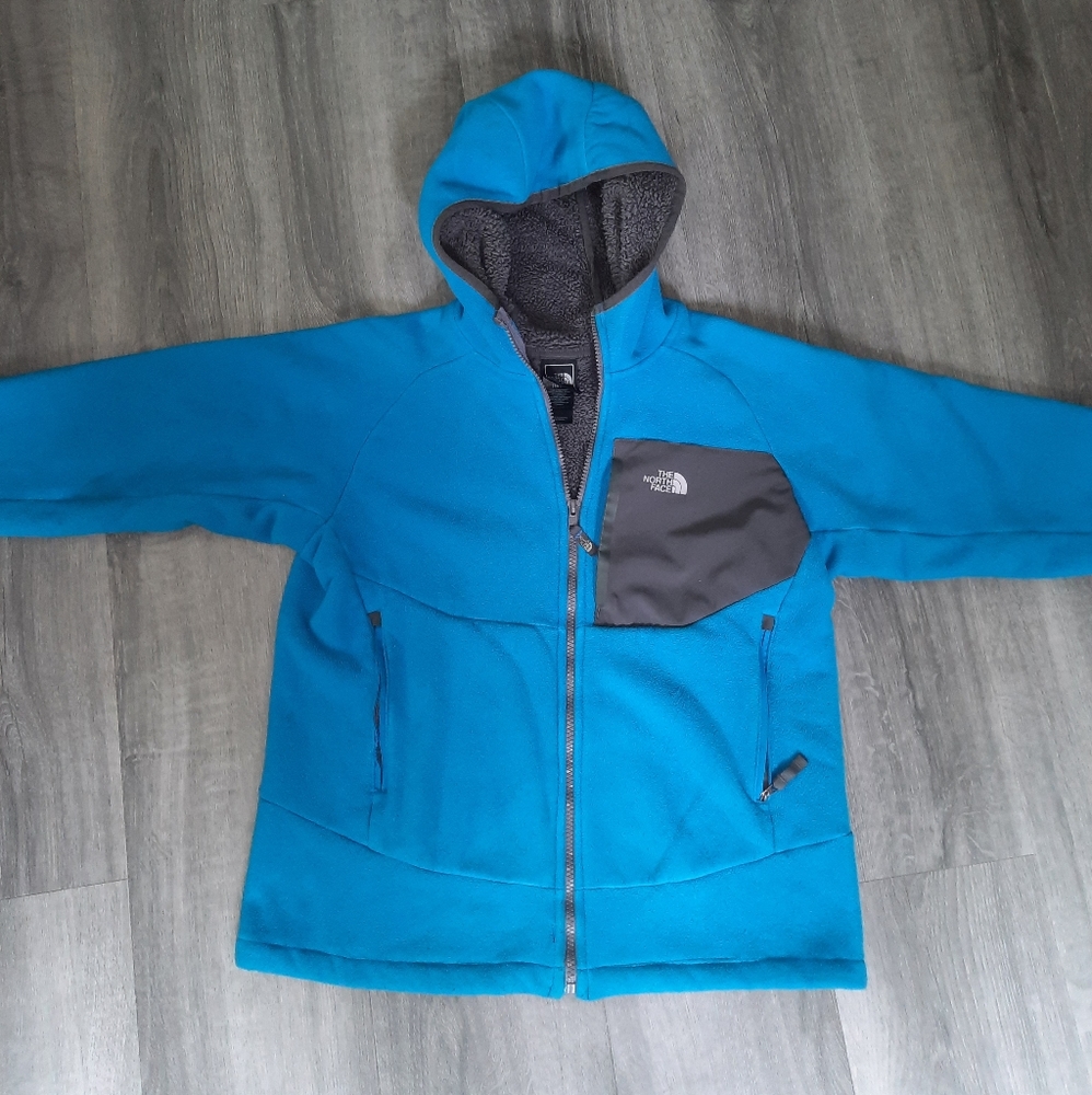 North Face Fleece Zip Up Hoodie Jacket